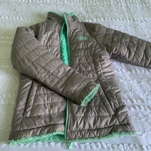 Girls North Face Reversible Jacket